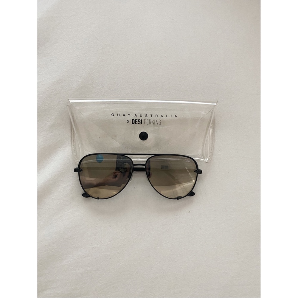 Quay x Desi High Key Mini Sunglasses